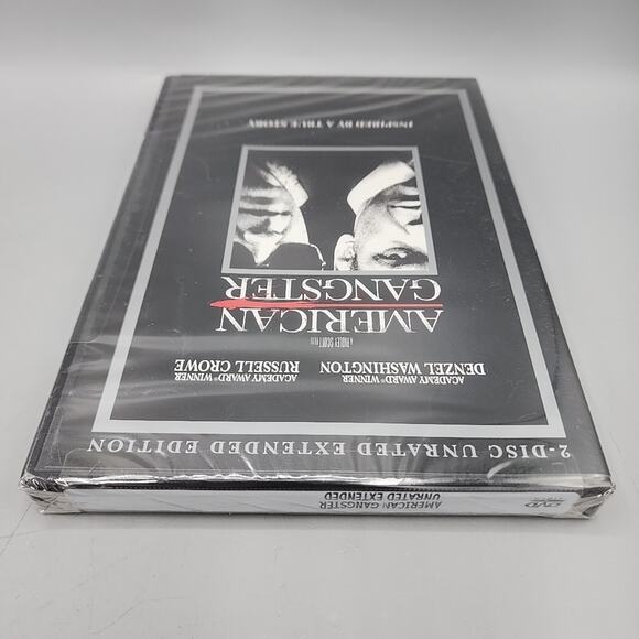 American Gangster 2-Disc Unrated Extended Edition DVDs Factory Sealed - Picture 6 of 8